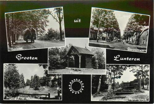 (387-054-053) Lunteren Groeten uit, Verzamelen, Ansichtkaarten | Nederland, Gelderland, Voor 1920, Verzenden