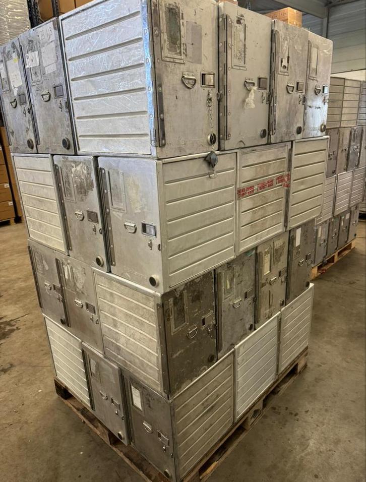 Galley container flightcase airline box canister bordbox, Verzamelen, Luchtvaart en Vliegtuigspotten, Gebruikt, Schaalmodel, Ophalen of Verzenden