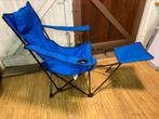 Outdoor vouwstoel met voetensteun, Ophalen, Gebruikt, Campingstoel