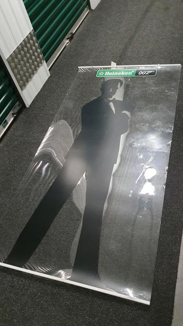 Heineken James Bond 007 transparant affiche banner 100x200cm beschikbaar voor biedingen