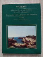 Sotheby's Zwitserse Kunst Catalogus 1987, Ophalen of Verzenden, Gelezen, Sotheby's, Catalogus