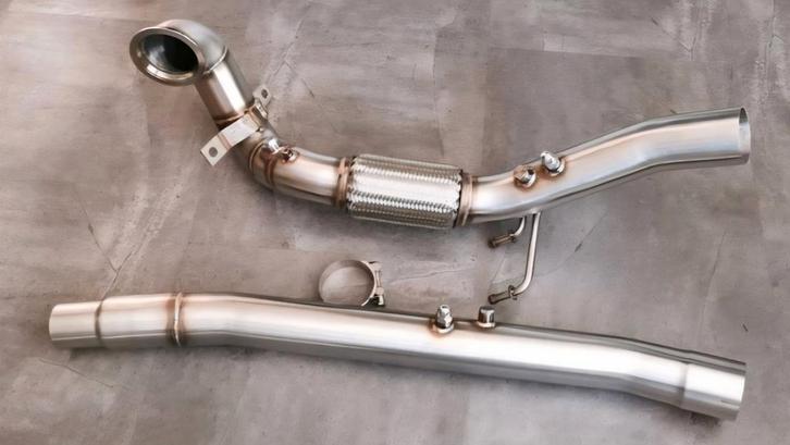 Uitlaat downpipe 3 inch AUDI S3 8V / SQ2 2.0 TSI ZIE ADV, Auto diversen, Tuning en Styling, Ophalen of Verzenden