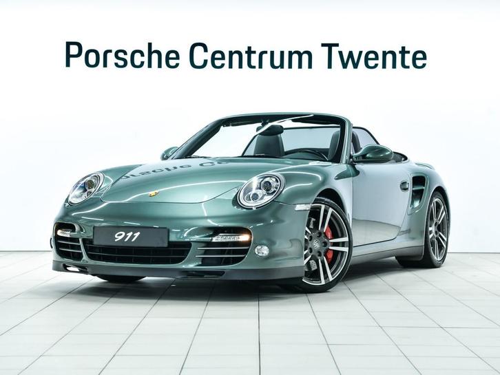 Porsche 911 Turbo Cabriolet (bj 2009, automaat), Auto's, Porsche, Te koop, 4x4, ABS, Adaptieve lichten, Airbags, Airconditioning