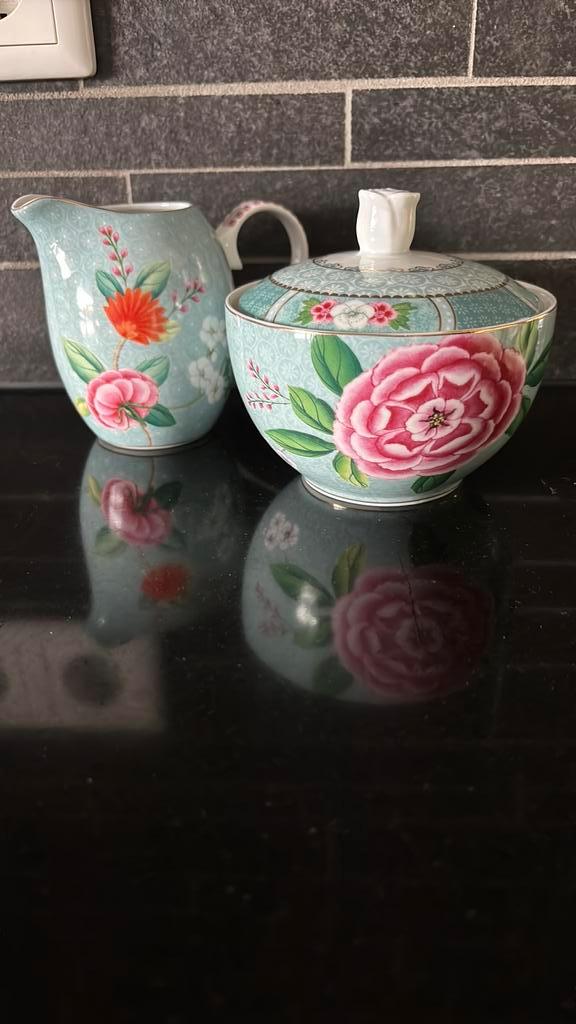 Pip Studio Blushing Birds suikerpot van 300 ml, Huis en Inrichting, Keuken | Servies, Zo goed als nieuw, Overige typen, Overige stijlen