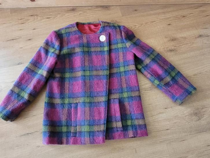 Dames Jasje geblokt kleurrijk mt 38 geheel gevoerd details!, Kleding | Dames, Jasjes, Kostuums en Pakken, Zo goed als nieuw, Jasje