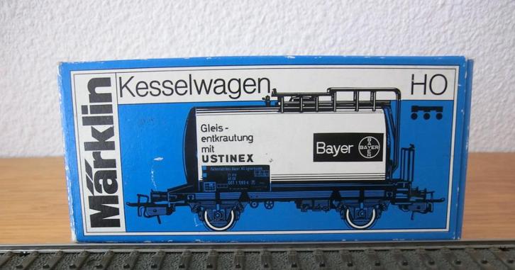 Marklin ketelwagen nr 4647 met opschrift Bayer, Hobby en Vrije tijd, Modeltreinen | H0, Zo goed als nieuw, Wagon, Wisselstroom
