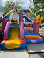 Springkussen unicorn combo te huur/huren, Ophalen, Zo goed als nieuw, Overige