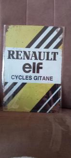 Renault Elf Cycles Gitane Blikken Bord 20x30cm, Ophalen of Verzenden