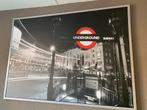 IKEA Vilshult Piccadilly Night canvas, Foto of Poster, Ophalen of Verzenden, 125 cm of meer, Zo goed als nieuw