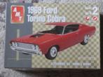 Bouwdoos 1969 Ford Torino Cobra AMT, Overige merken, Auto, Groter dan 1:32, Nieuw