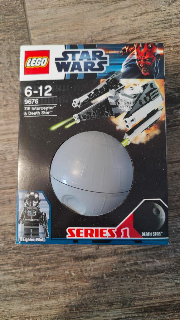 Lego 9676 - TIE Interceptor & Death Star, Kinderen en Baby's, Speelgoed | Duplo en Lego, Zo goed als nieuw, Lego, Complete set