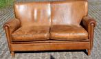 Schapenleren bank klassiek + BEZORGING GRATIS, Huis en Inrichting, Banken | Bankstellen, Gebruikt, Art deco, ., Ophalen of Verzenden