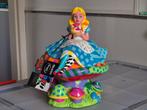 Disney Britto Alice in Wonderland op paddenstoel, Ophalen of Verzenden, Overige figuren, Gebruikt, Beeldje of Figuurtje
