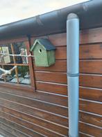 Vogelhuisje groen met dakleer, Ophalen