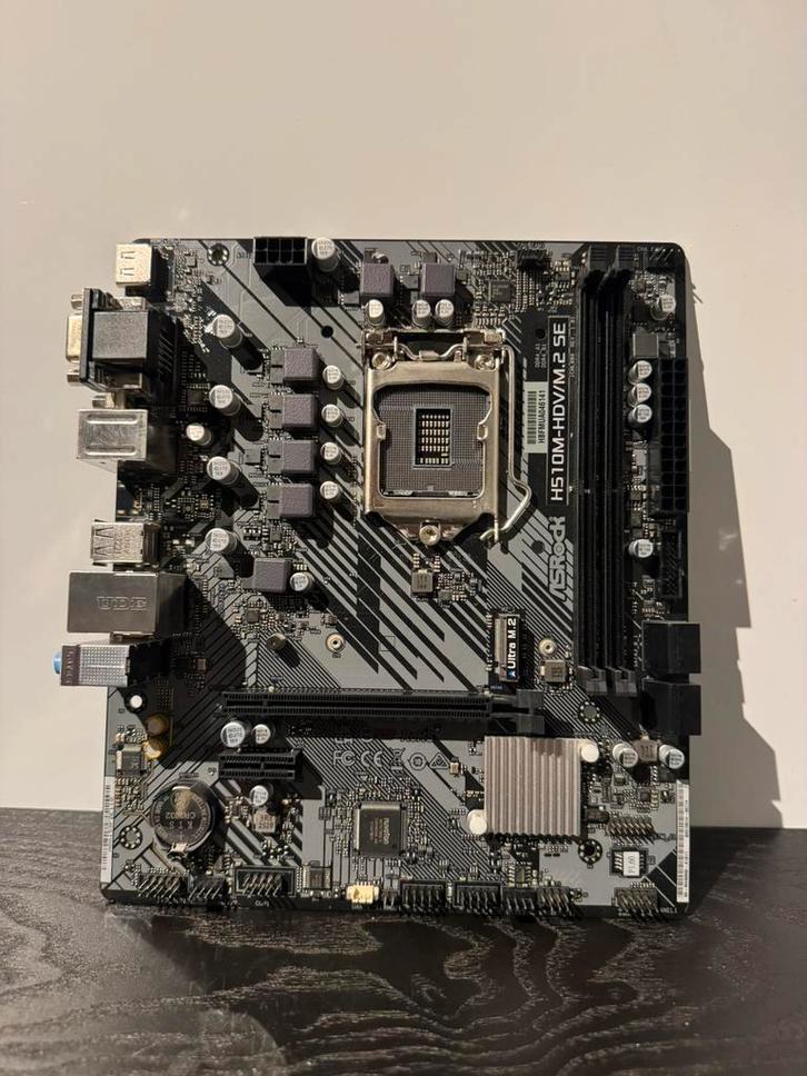 ASRock H510M-HDV/M.2 SE Moederbord! Zie beschrijving!, Computers en Software, Moederborden, Refurbished, Intel, DDR4, Ophalen of Verzenden
