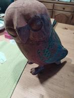 Houten Uil Beeld, Tuin en Terras, Ophalen of Verzenden, Gebruikt, Hout, Dierenbeeld