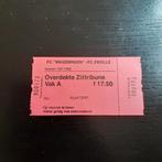 Ticket FC Wageningen  - FC Zwolle seizoen 1991-1992., Verzamelen, Sportartikelen en Voetbal, Nieuw, Overige binnenlandse clubs