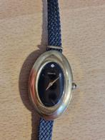 Vintage verguld Monté dameshorloge met diamantje, Overige merken, Overige materialen, Gebruikt, Polshorloge