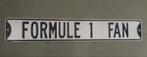 Groot metalen FORMULE 1 wandbord, Huis en Inrichting, Woonaccessoires | Tekstborden en Spreuken, Ophalen, Zo goed als nieuw