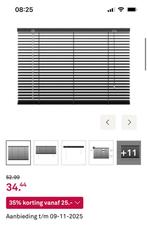 Aliminium jaloezieën zwart MAT, Huis en Inrichting, Stoffering | Gordijnen en Lamellen, Ophalen, Zo goed als nieuw, Zwart, 150 tot 200 cm