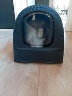 Zwarte Curver Kattenbak, Dieren en Toebehoren, Kattenbakken, Ophalen of Verzenden, Gebruikt, Gesloten