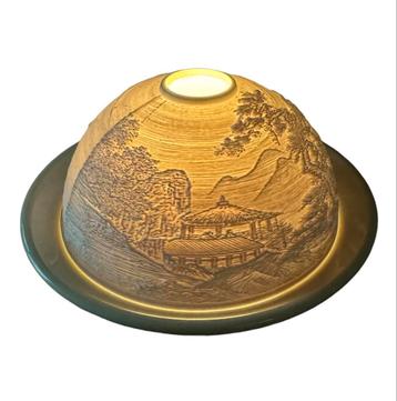 Zeer uniek kaarshouder/nachtlampje in japaanse motief beschikbaar voor biedingen