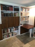 boekenkast, met bureautje en opklapblad en 5 dichte kastjes, Ophalen, Strak, 200 cm of meer, 200 cm of meer
