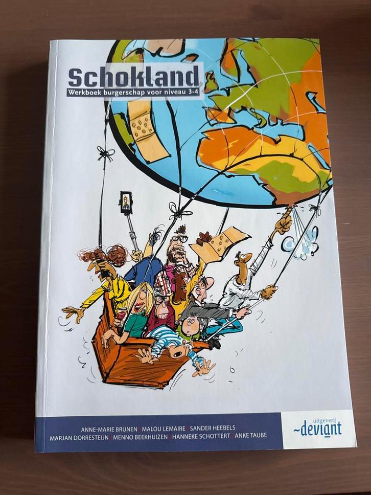 Schokland Burgerschap Werkboek Niveau 3-4, Boeken, Schoolboeken, Zo goed als nieuw, Maatschappijleer, VMBO, Ophalen of Verzenden