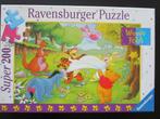 Ravensburger puzzel - Winnie the Pooh - super 200 xl, Ophalen of Verzenden, Minder dan 500 stukjes, Gebruikt, Legpuzzel