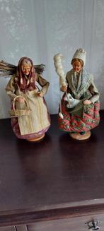 Vintage Kerststal Figuren - Handgemaakt, Ophalen