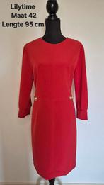 Jurk Lilytime maat 42 koraalrood, Lilytime, Ophalen of Verzenden, Zo goed als nieuw, Maat 42/44 (L)