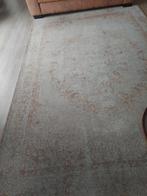 Retro kleed 2m / 3m, bruin met zacht blauw., Gebruikt, Bruin, 150 tot 200 cm, 200 cm of meer