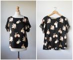 Yaya - NIEUW / mooie blouse top / zwart / maat S, Yaya, Nieuw, Maat 38/40 (M), Zwart