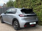 Peugeot 208 Hybrid 136 e-DCS6 GT Premium Panorama, Auto's, Gebruikt, Zwart, 1199 cc, Leder en Stof