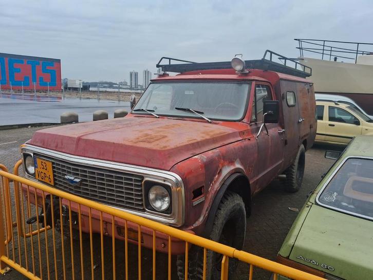Chevrolet 1973 C20/30 lpg hydraulische Lier, Auto's, Oldtimers, Bedrijf, Chevrolet, LPG, Handgeschakeld, Geïmporteerd, Vierwielaandrijving