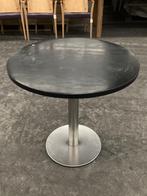 Ronde bistro tafel, eettafel, horeca tafel | 80 doorsnee, 50 tot 100 cm, Rond, Gebruikt, Ophalen of Verzenden