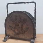 Krantenbak / houtbak brutalis stijl, Ophalen, Zo goed als nieuw, Vrijstaande haard