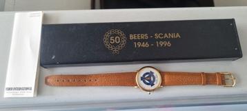 Beers Scania horloge incl certificaat. beschikbaar voor biedingen