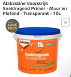 Alabastine Voorstrijk - Halfvolle emmer, Gebruikt, 5 tot 10 liter, Wit, Ophalen of Verzenden