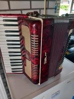 80bs weltmeister accordeon, Muziek en Instrumenten, Accordeons, Gebruikt, Met riemen, 80-bas, Weltmeister
