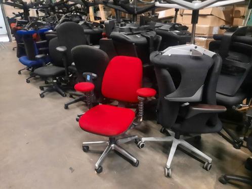 Grote Partij Bureau & Stapel stoelen – Klaar voor Export!, Huis en Inrichting, Bureaustoelen, Gebruikt, Zwart, Ophalen