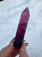 Paarse fluoriet obelisk | bij Edelsteengoed, Ophalen of Verzenden, Mineraal