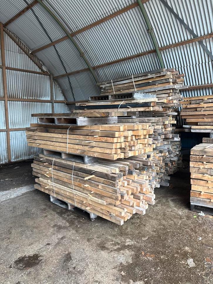 Vuren palen 7x7 cm, 200-240 cm - Min. 20 stuks, Doe-het-zelf en Verbouw, Hout en Planken, Nieuw, Balk, Vuren, 200 tot 250 cm, 50 mm of meer