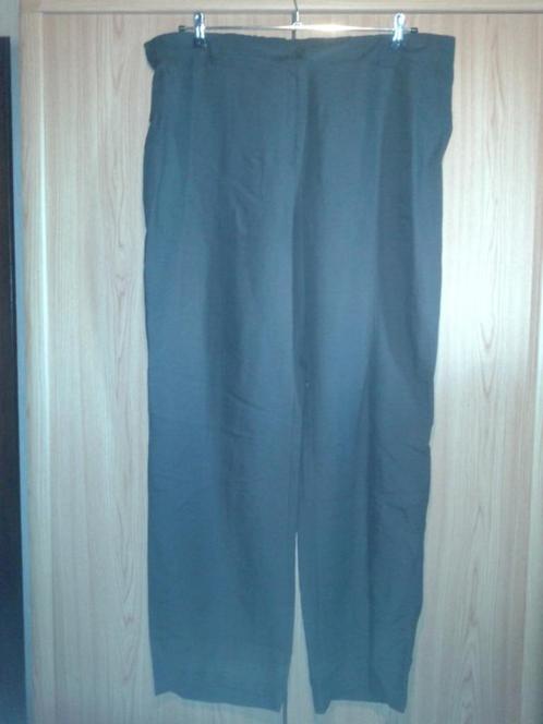 NIEUW! Chique Groene Grijze Broek Maat 54 Merk No Secret, Kleding | Dames, Grote Maten, Nieuw, Broek of Spijkerbroek, Groen, Verzenden