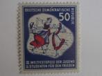DDR, Postzegel 50 Pfennig Jeugd- En Studentenspelen 1951., Ophalen, DDR, Postfris