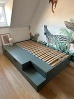Stage bed + lades VT Wonen grenen soap 80x200 cm, Ophalen, Eenpersoons, Wit, Zo goed als nieuw