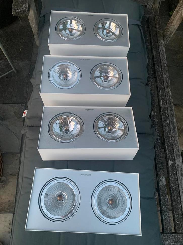 Philips Lirio 2 spot - 4 stuks beschikbaar, Huis en Inrichting, Lampen | Spots, Gebruikt, Plafondspot of Wandspot, Metaal of Aluminium