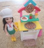 Barbie Chelsea Can Be - Pizzabakker spelset ZGAN, Ophalen of Verzenden, Zo goed als nieuw, Barbie