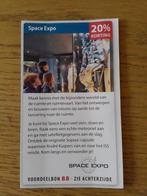 Kortingsbon voor Space Expo, Drie personen of meer, Kortingskaart