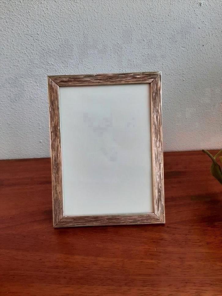 Vintage verzilverd fotolijst Jyden, Audio, Tv en Foto, Fotografie | Fotolijsten, Zo goed als nieuw, Ophalen of Verzenden